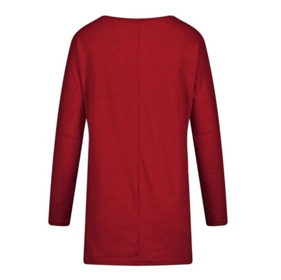 Long Sleeve Red Tunic - Picture 6 of 7